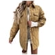 thumbnail image 1 of Chaquetas para mujer, ropa de invierno, abrigo de algodón de cuero con solapa cálida de talla grande, chaqueta con botones de manga larga Odeerbi  ODB-3, 1 of 7
