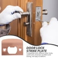 thumbnail image 2 of 4 pcs Stainless Steel Deadbolt Strike Plates Door Strike Plate Universal Door Strike Plate, 2 of 8