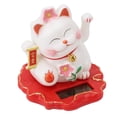 thumbnail image 1 of Gato de la Fortuna Solar, 3.150 x 2.953 x 3.031 in, Brazo Agitador, Gato de la Suerte, Decoración de Estatua de Gato de la Fortuna Solar Para Escritorios, Ventanas, Salpicaderos, 1 of 7