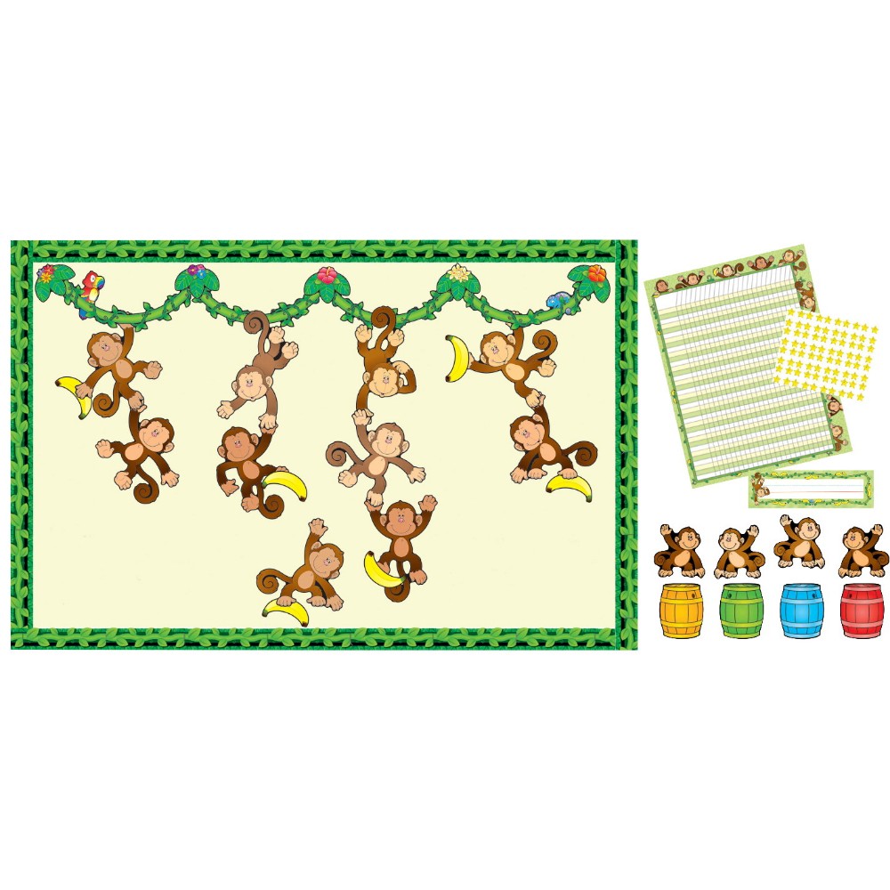 Carson Dellosa Monkey Bulletin Board Essentials Set - Walmart.com