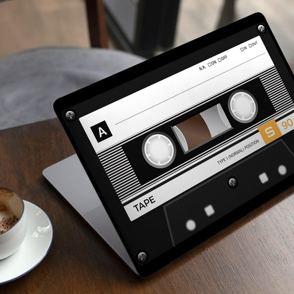 DesignSkinz Retro Cassette Tape V12 Full-Body Skin Decal Wrap Cover for MacBook 12" Retina (A1534)