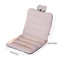thumbnail image 3 of AuroraX Comfort Stylish Cotton Mid Back Office Chair Cushion Soft Beige Thick Seat Cushion for Recliner & Folding Lounge Chair 17"x33" Pad for Nap,Relaxing, 3 of 7