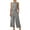 B-Gray, variant on Sleeveless Linen Sets for Women Resort Casual Travel Vacation Outfits Women's Summer 2 Piece Outfits Sleeveless Tank Tops and Wide Leg Capris Pants Two Piece Matching Sets