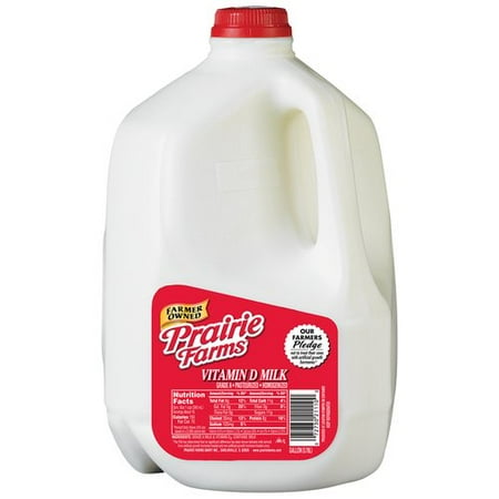 Prairie Farms Vitamin D Milk, 1 gal - Walmart.com