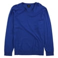 thumbnail image 1 of Alfani Mens V-Neck Pullover Sweater, Blue, Small, 1 of 1