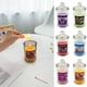 thumbnail image 1 of 1 pieza de vela transparente aromática a cera de soja 90g en tarro de cristal transparente - aroma a naranja Clementina, tiempo de combustión de 20 horas para decoración y regalos, 1 of 4