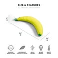 thumbnail image 4 of Big Joe Fruit Noodle Pool Float, Banana Double Sided Mesh, Quick Draining Fabric, 3 feet, 4 of 6