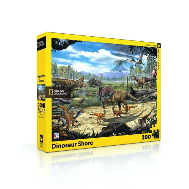 Dinosaur Shore - Rompecabezas 200 piezas New York Puzzle Company NPZNG2073