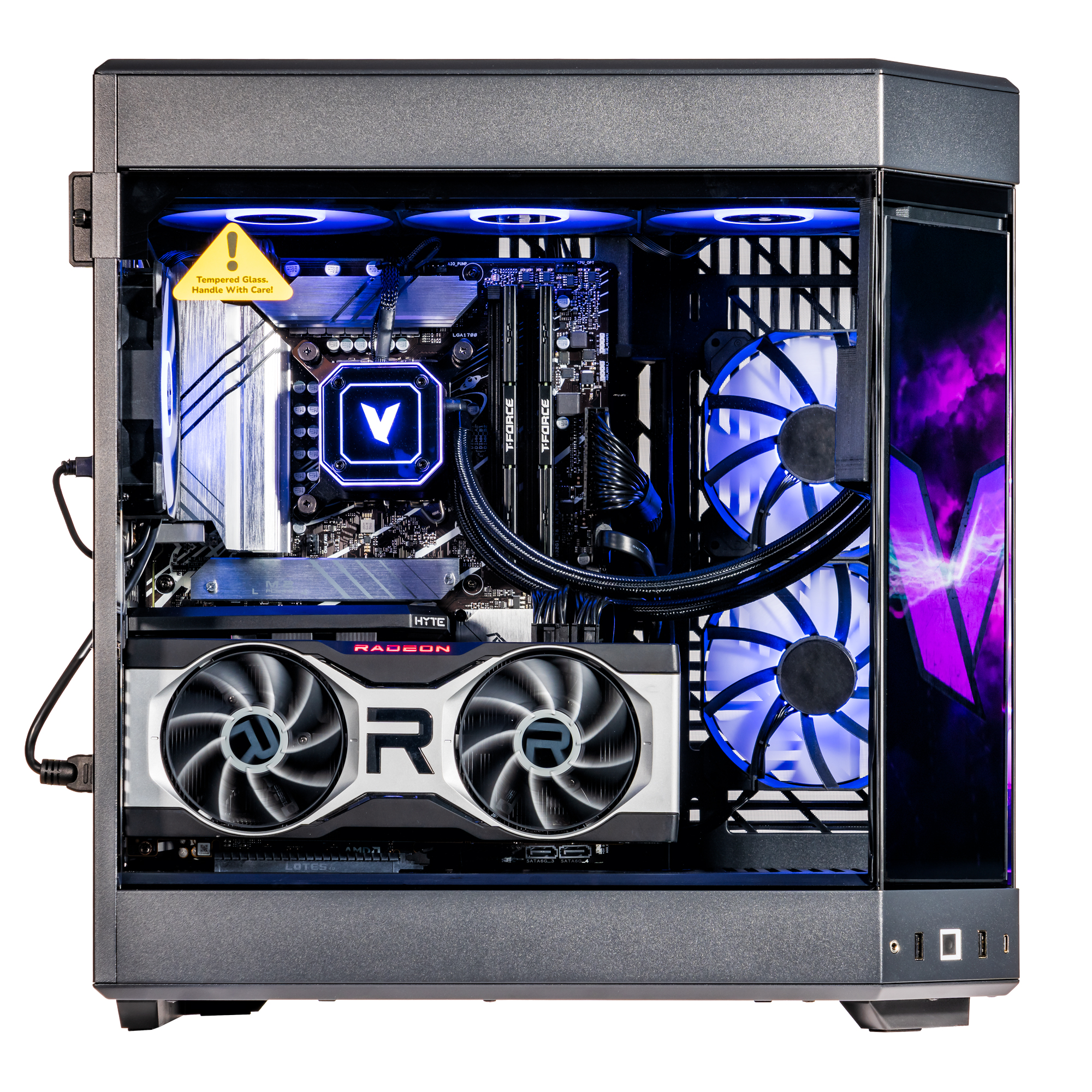 Velztorm LCD Black Praetix Gaming Desktop PC (Intel i9