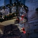 thumbnail image 3 of Lámpara de Navidad LED Toodour de 0,76 m con Santa Claus, color blanco y azul, 3 of 8