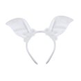 thumbnail image 2 of Diadema con orejas de cerdo, un accesorio adorable con orejas de animal, ideal para espectáculos o fiestas de disfraces. Blanco, 2 of 9