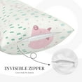 thumbnail image 5 of Fotbe Cute Pigs Pillow Cases - Envelope Closure - Luxury, Extra Soft, Cooling Pillow Covers - Wrinkle, Fade, Stain Resistant-16"x24", 5 of 9