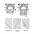 thumbnail image 5 of Baroque Grey Swag Curtains for Living Room/Bedroom Windows, Vintage Damask Classic Floral Kitchen Curtains and Valances Set 36 Inch Length, Light Filtering Swags Valance Curtain Panels, 5 of 5