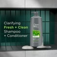 thumbnail image 5 of Dove Men+Care 2in1 Fortifying Shampoo & Conditioner, 40 Fl Oz, 5 of 7