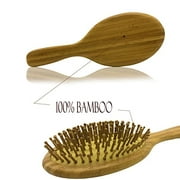 MAYMII Brosse à cheveux démêlante en bambou 100% naturel, démêlant anti-statique, améliore la croissance des cheveux, prévient la perte de cheveux, cuir chevelu pelliculaire, cuir chevelu de massage