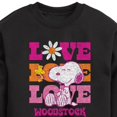 thumbnail image 3 of Peanuts - Love Woodstock - Toddler & Youth Crewneck Fleece Sweatshirt, 3 of 6