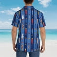 thumbnail image 3 of Lsque Cute Fish pattern Hawaiian Shirt for Men, Unisex Summer Beach Casual Short Sleeve Button Down Shirts-Small, 3 of 9