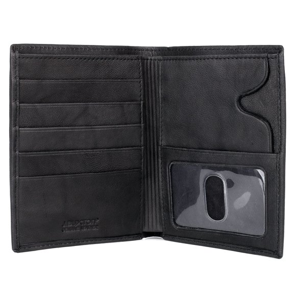 Billetera J. Buxton Hunt para Tarjetas de Crédito Negra
