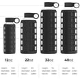 thumbnail image 3 of purifyou Premium 40/32 / 22/12 oz Glass Water Bottles with Volume & Times to Drink, Silicone Sleeve & Stainless Steel Lid Insert, Reusable Bottle for Fridge Water, Milk, Juice, 3 of 6