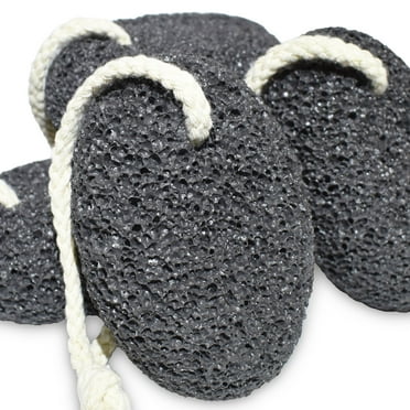 4 Pack Pumice Stone for feet, Scrubber, Skin Scraper Exfoliator, Pedicure Tools Black The Foot Medic