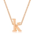 thumbnail image 1 of Precious Stars Collier Pendentif Initial K Finition Or Rose, 1 of 1