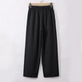 thumbnail image 6 of Women's Casual Pants Loose Fit Wide Leg Pants Comfortable Elastic Waist Soft Breathable Fabric for Daily Wear Vacation Spring Summer Fall Women Casual Dress Pants Women Pant Suits Casual Casual, 6 of 6
