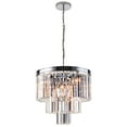 thumbnail image 6 of SIMPOL HOME Modern Crystal 3-Tier Adjustable 7-Light LED Chandelier Pendant Light, 6 of 6