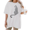 White-2, variant on UNISHE Women's Elegant Leopard Graphic Tee Minimalist Sitting Wild Cat Art Print Casual Summer Top