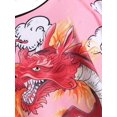 thumbnail image 4 of Tamaño más orientales del dragón Imprimir volantes baño tankini Rosegal Camisetas sin mangas de talla grande, 4 of 5