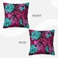 thumbnail image 3 of LNWH Decorative Pillow Covers, Tropical Jungle Square Sofa Decorative Knit Pillow Case, 12"x12", 3 of 8