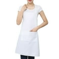 thumbnail image 2 of Ludlz Unisex Apron Long-lasting Work Apron with Pockets Adjustable Straps Cooking Apron for Grill Restaurant Bar Cafes, 2 of 8