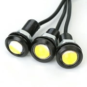iMounTEK 3Pcs LED Eagle Eye Light Bulbs Waterproof DRL Lights Fog Tail Light Amber