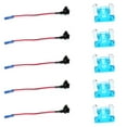 thumbnail image 2 of Fuse Holder,Fuse Tap Adapter Fuse With 5pcs Add-a-circuit Low Profile Low Profile Fuse Adapter Fuse With 5pcs 15a Fuses Car Add-a-circuit Low 12v Car Add-a-circuit 10pcs 12v Car Mewmewcat, 2 of 7