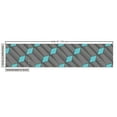 thumbnail image 2 of Ambesonne Abstract Fabric by the Yard Upholstery, Modern Diagonal Zigzags, 10 Yards, Seafoam Grey, 2 of 4