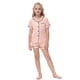 thumbnail image 2 of Conjunto de cárdigan de verano con pantalones cortos Ropa de hogar para niños Conjunto de pijamas de manga corta para niños y niñas, 2 of 6