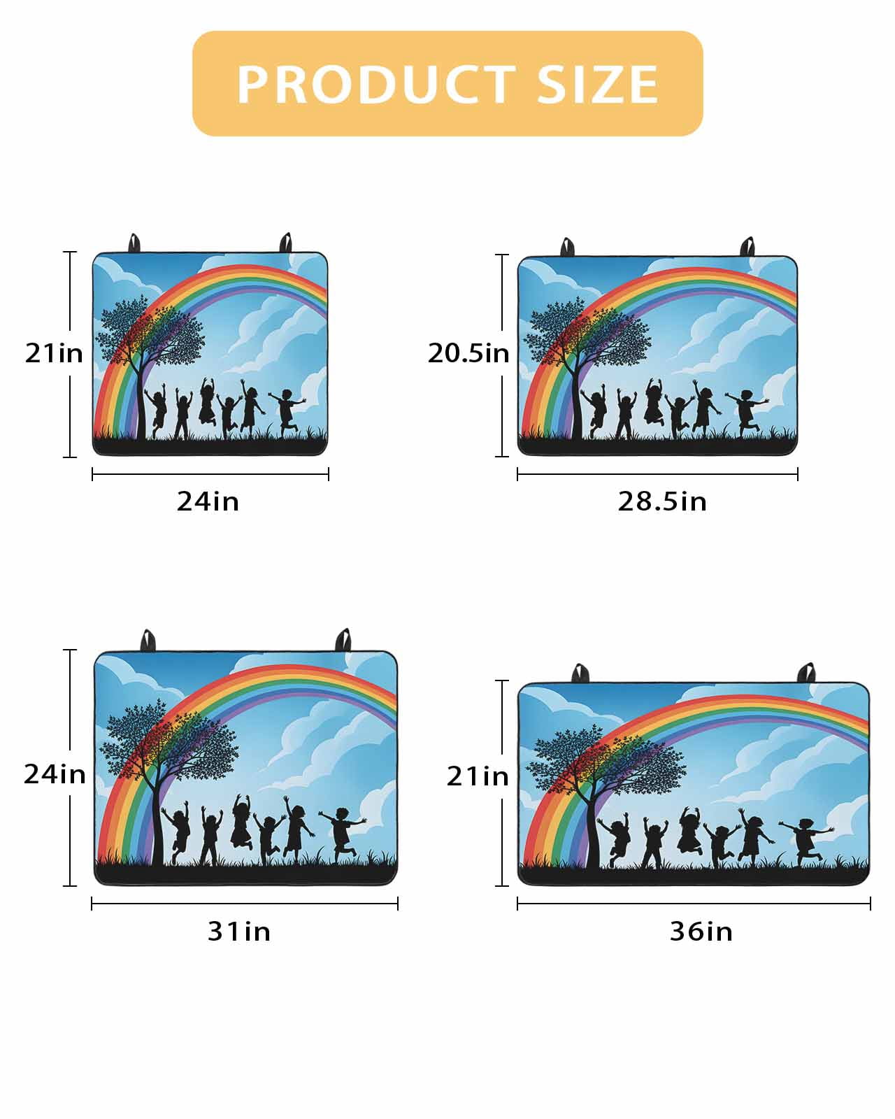 Large Induction Cooktop Protector Mat Colorful Stove Top Covers for Electric Stove, Blue Black Silhouettes Abstract Tree Decorative Stove Burner Cover Mats, Glass Top Stove Cover