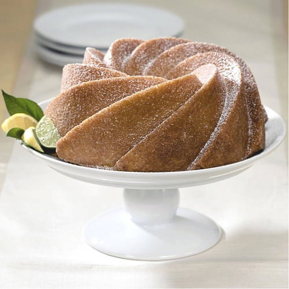 Nordic Ware Heritage Bundt Cake Pan, 2 Finishes, Aluminum, Holds 10 Cups on  Food52