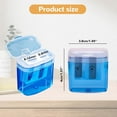 thumbnail image 3 of Office&Craft&Stationery Manual Pencil Sharpeners 2024 New Compact Holes Sharpener Colored Handheld Hole Pencil Sharpeners with Lid Double Hole Handheld Pencil Sharpener Portable Pencil Sharpen, 3 of 8