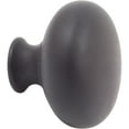 thumbnail image 3 of Bi-Fold Closet Door Knob, 1-1/2 Inches, Matte Black by Stone Harbor Hardware, 3 of 3