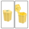 thumbnail image 3 of CTIRCHIU Small Garbage Bin Plastic Flower Shaped Waste Collection Holder for Adults 1Pcs, 3 of 8