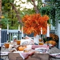 thumbnail image 7 of 4PCS Artificial Maple Leaf Shrubs Fake Fall Leaves Bundles Autumn Faux Plants Bushes for Indoor Outdoor Thanksgiving Halloween Home Fireplace Wedding Dining Table Fall Decor, 7 of 7
