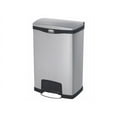 thumbnail image 5 of Rubbermaid Commercial Slim Jim Stainless Steel Step-On Container Front Step Style 13 gal Black, 5 of 17