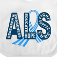 thumbnail image 4 of Inktastic ALS Awareness Ribbon Boys or Girls Baby Bib, 4 of 4