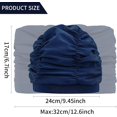 thumbnail image 2 of GFDYREE Bonnet de Bain Cheveux Longs Imperméable pour Femmes et Hommes, 2 of 6