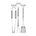 thumbnail image 3 of EGNMCR Stainless Steel BBQ Tool Set - Outdoor BBQ Grill Set Stainless steel barbecue utensils, 3 of 9