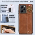 thumbnail image 4 of Funda de teléfono para Poco X5 5G Dama Wrist Band + Cristal 9D, 4 of 5