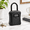 Black-Medium-U-Shackle, variant on Black 2X-Large Cable Shackle Portable Key Box with 20-30 Key Capacity