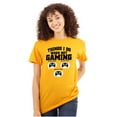 thumbnail image 3 of Things I Do When Not Gaming Plus Size Crewneck Graphic Tee Shirt Brisco Brands 4X, 3 of 5
