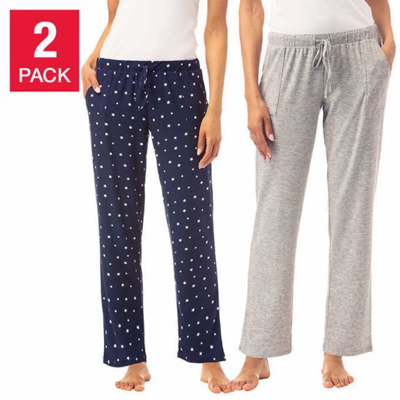 Lucky Brand Womens Front Pockets Lounge Pant 2 Pack