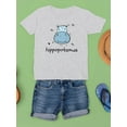 thumbnail image 3 of Jkids Hippopotamus Drawing T-Shirt Juniors -Image by Shutterstock,  x-Large, 3 of 4